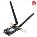 Asus Pce-be6500, Be6500, 2xanten, 6500mbps, Tri-bant, 6ghz Wifi 7, Bluetooth V5.4, Wpa3, Pcı-express X1, Pcıe Adapter