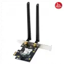 Asus Pce-be6500, Be6500, 2xanten, 6500mbps, Tri-bant, 6ghz Wifi 7, Bluetooth V5.4, Wpa3, Pcı-express X1, Pcıe Adapter