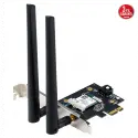 Asus Pce-be6500, Be6500, 2xanten, 6500mbps, Tri-bant, 6ghz Wifi 7, Bluetooth V5.4, Wpa3, Pcı-express X1, Pcıe Adapter