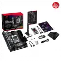 Asus Rog Strıx X870-ı Gamıng Wıfı, 2xddr5, 2xm.2, Hdmı, Dp, Type-c, Wi-fi 7, Bluetooth V5.4, Mini Itx, Am5 Soket Gamıng Anakart
