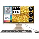 Asus V222fak-ba025m, İ5-10210u, 21,5  Fhd Ekran, 8gb Ddr4 Ram, 256gb Ssd, Wi-fi 5, Type-a, Paylaşımlı Ekran Kartı, Free Dos, All In One Pc, (gold/siyah)