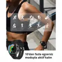 Aukey Sw-2p-gy Akıllı Saat 3.7cm Lcd Bluetooth Çağrı Sağlık Gözetimi Spor Bildirimleri Ip67 Gri