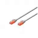 Beek  Bc-u6010 1m Cat 6 Awg 26 Gri Lszh Patch Kabl