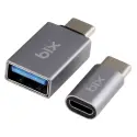 Bix Adp-04 Tip-c=>usb-a+micro Usb Çevirici