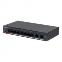 Dahua Cs4010-8gt-110, 8 Port, Gigabit, Poe 110w, 2 Port Uplink, Cloud Yönetilebilir, Switch