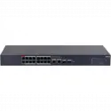Dahua Cs4218-16et-240, 16port, Megabit, Poe 240w, 2 Port Sfp Gigabit Combo, Cloud Yönetilebilir, Switch