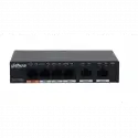Dahua Pfs3006-4gt-60-v2, 4 Port, Gigabit, Poe 60w, 2 Port Uplink, Yönetilemez, Masaüstü Switch