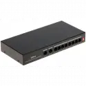 Dahua Pfs3010-8et-65, 8 Port, Megabit, Poe 65w, 2 Port Uplink, Yönetilemez, Masaüstü Switch