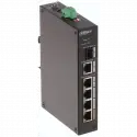 Dahua Pfs3106-4et-60-v2, 4 Port, Megabit, Poe 60w, 1 Port Gigabit Uplink, 1 Port Gigabit Sfp, Yönetilemez, Masaüstü Switch