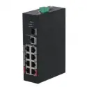 Dahua Pfs3110-8et-96-v2 8 Port 10/100 + 1xgb Rj45/sfp 96w Poe Endustrıyel Swıtch
