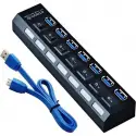 Daytona A5258  Usb3.0 7 Portlu Anahtarlı Çoklayıcı