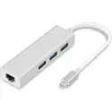 Daytona Fc-05g 4lü Usbc=>1 Rj45 Gigabit+3 Usb Por