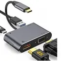 Daytona Fc02 4in1 Usbc =>hubpd,hdmı+vga+usb