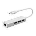 Daytona  Fc05 Tip-c=>3 Port  Usb+  Rj45 Adaptör