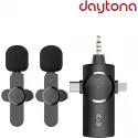 Daytona K9-c2 Type-c+lightning Kablosuz 2li Yaka