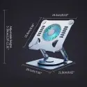 Daytona St-804d 360° Döner Fanlı Notebook Stand,