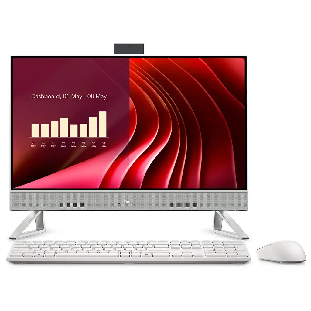Dell Aıo 24 Ec242501020ubu, İ5-1334u, 23,8  Fhd Ekran, 16gb Ddr5 Ram, 512gb Ssd, Wi-fi, Type-c, Paylaşımlı Ekran Kartı, Free Dos, All In One Pc