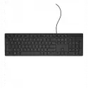 Dell Kb216-bk-ınt, Siyah, Usb Kablolu, İngilizce, Multimedya Klavye