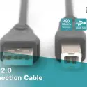 Digitus Ak-300105-050-s 5m Usb2,0 Ae/be Siyah Kabl
