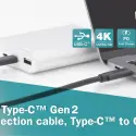 Digitus Ak-300139-010-s 1m Usb Tip-c E/e Gen2,5a,