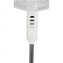 Everest Fan10, Beyaz, Ecowind, 3 Kademeli Hız, 40cm 3 Kanat Pervane Ve Çerçeve, 45w, Otomatik Salınım, Yükseklik Ayarlı Vantilatör