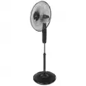 Everest Fan11, Siyah, Coolair, 3 Kademeli Hız, 40cm 5 Kanat Pervane Ve Çerçeve, 45w, Otomatik Salınım, Yükseklik Ayarlı Vantilatör