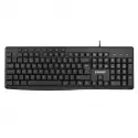 Everest Kb-619, Usb Kablolu, Türkçe Q, Multimedya Klavye (siyah)