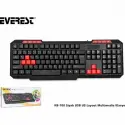 Everest Kb-700 Q Usb Multi Media Siyah Klavye