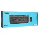 Everest Km-3335, Siyah, 2.4ghz Kablosuz, Türkçe Q, Multimedya, Klavye Mouse Set