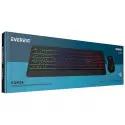 Everest Km-r59, Forza, Rainbow Işıklı, Türkçe Q, Usb Kablolu, Gaming, Klavye Mouse Set