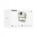 Everest Pj05, 400 Led Lümen, 1920x1080p, 1xhdmı, 1xusb, Rj45, Wifi 6, Bluetooth, 30.000 Saat Led Ömrü, 1.5w Speaker, Android 9, 4k Destekli Projeksiyon Cihazı