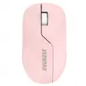 Everest Smw-973, Pembe, Usb Nano 2,4g Kablosuz, 1200dpi, Optik, 4 Tuşlu, Mouse
