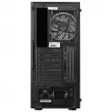 Everest X-racer, Mesh, 600w (peak), 4x12cm Rgb Fan, Temperli Cam Yan Panel, Atx, Gamıng Kasa