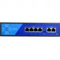 EZCOOL EZ-04PSE 4PORT 4FE+2FE 65W MEGABİT POE SWİTCH
