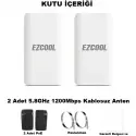 Ezcool Ez-w580an Dış Ortam (5.8ghz 1200mbps 1km) Access Point