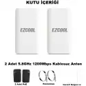 EZCOOL EZ-W580AN DIŞ ORTAM (5.8GHz 1200Mbps 1KM) ACCESS POİNT