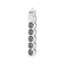 Fly 3394-01, 5 Soket, Akım Korumalı Priz, 2.1a, Anahtarlı, 2mt Kablo, (beyaz)
