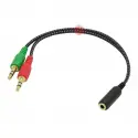 Frisby Fa-6624acv 2*3,5mm Stereo E =>4pin 3,5mm