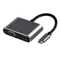 Frisby Fa-7678c Usb Tip-c=>hdmi+vga Çevirici