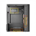 Frısby Fc-2710b, 1x80mm Fan, Siyah, 300w, Usb 2.0, Matx, Mini Tower Kurumsal Kasa