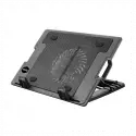 Frısby Fnc-35st 14cm Fan, 10-17 Notebook Soğutucu, 5 Kademeli Stand, Mavi Ledli (siyah)