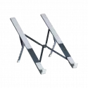 Frısby Fnc-5135st, 10-17.3 Taşınabilir,  Katlanır, Notebook Standı, 5 Kademeli Ayarlanabilir Yükseklik, Alüminyum (gri-mavi)