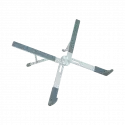 Frısby Fnc-5140st, 10-17.3 Taşınabilir,  Katlanır, Notebook Standı, 5 Kademeli Ayarlanabilir Yükseklik, Alüminyum (gümüş)