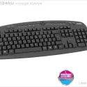 Frisby K-134au Usb İngilizce-arapça Siyah Q Mm