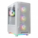Gamdıas Athena M6 Lite Wh, 850w, 80+ Bronze, Tempered Glass, Mesh, Argb, Atx, White Edition, Gamıng Kasa