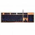 Gamdıas Aura Gk1, Usb Kablolu, İngilizce,  Çok Renkli Arka Aydınlatma, Red Mekanik Switch, Bronz Edition, Gaming Klavye