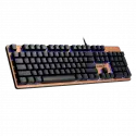 Gamdıas Aura Gk1, Usb Kablolu, İngilizce,  Çok Renkli Arka Aydınlatma, Red Mekanik Switch, Bronz Edition, Gaming Klavye