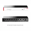 H3c Magic Bs210t-hp, 10 Port, Gigabit, 8 Port Poe, 110w, +2 Port Gigabit Uplink, Metal Kasa, Yönetilemez, Masaüstü Switch