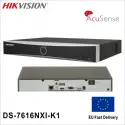 Hıkvısıon Ds-7616nxı-k1, 16kanal, 12mpix, H265+, Acusense, 1 Hdd Desteği, 2160p Kayıt, 160mbps Bant Genişliği, Metal Kasa, Nvr