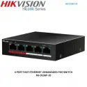 Hılook Ns-0106p-35(b), 4 Port, Megabit, Poe 60w, 2 Port Megabit Uplink, Long Range 250metre, Yönetilemez, Masaüstü Switch